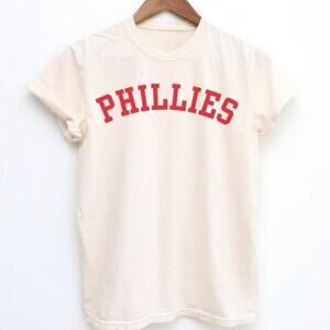 Phillies Philly Philadelphia Baseball Game Day Baseball Retro Natural Shirt